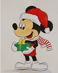 Mickey Maus feiert Weihnachten