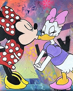 Minny Mouse und Daisy Duck